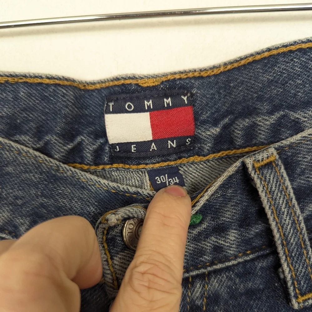 Tommy Hilfiger Jeans Blue Straight Leg Jeans Size 30x34 - Picture 6 of 7